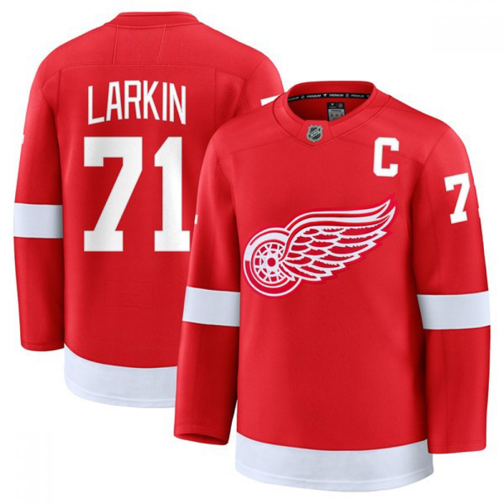 Dylan Larkin Detroit Red Wings Home Premium Jersey - Red-Pro Kit Vault | Brand New 26/27 Sports Jerseys